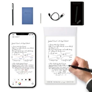 Ophayapen Smart Pen+Mini notebok, Digital Pen Real-time Sync for Digitizing, Storing, and Sharing Notes