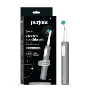 Perfora PRO Oscillating Electric Toothbrush | Electric Toothbrush Rechargeable, Electric Brush,